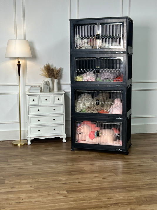 how to organize a clothes storage box