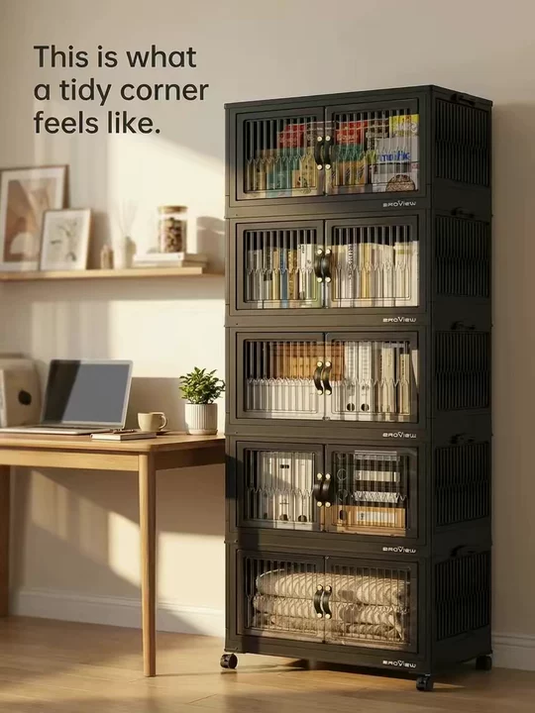 Why Modern Homes Are Ditching Traditional Bins for Collapsible Storage Cabinets