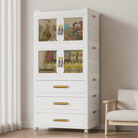 storage bins with drawers
