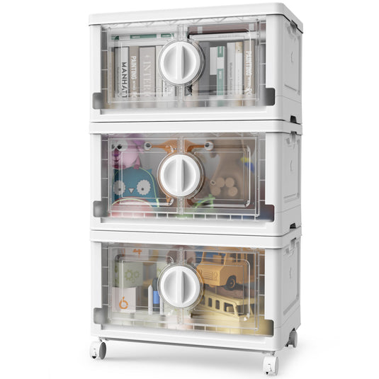 V9 84Gal Closet Organizer and Large Storage Box with Lids