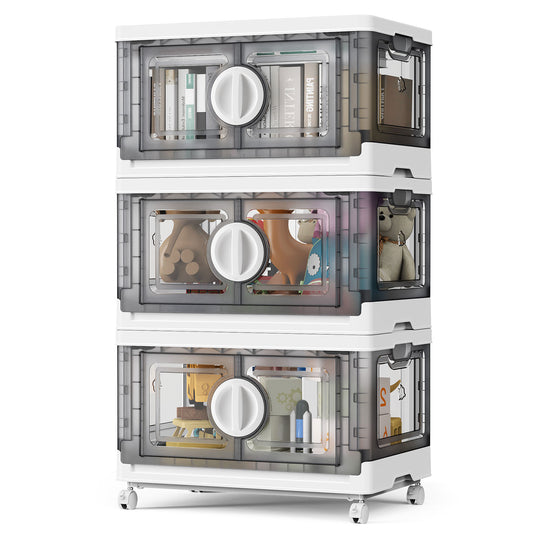 BROVIEW 112Gal Plastic Storage Cabinets