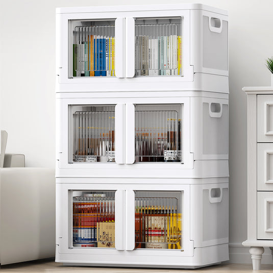 V6 Plastic Stackable Toy Storage with Bins