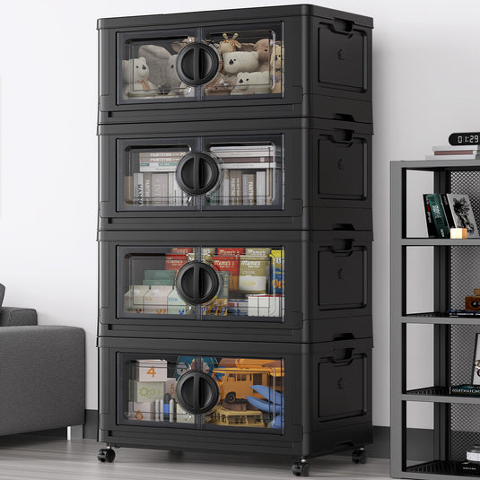 V9 112Gal Potato And Onion Storage Cabinets Bin with Wheel