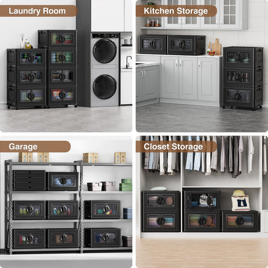 V9 112Gal Moving Storage Containers with Wheel