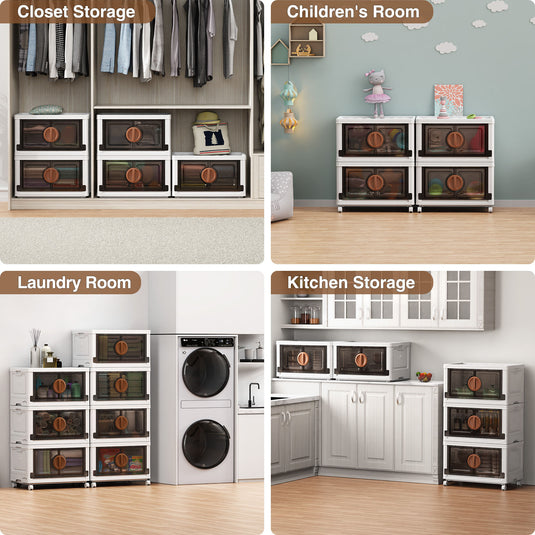 V9 112Gal Potato And Onion Storage Cabinets Bin with Wheel