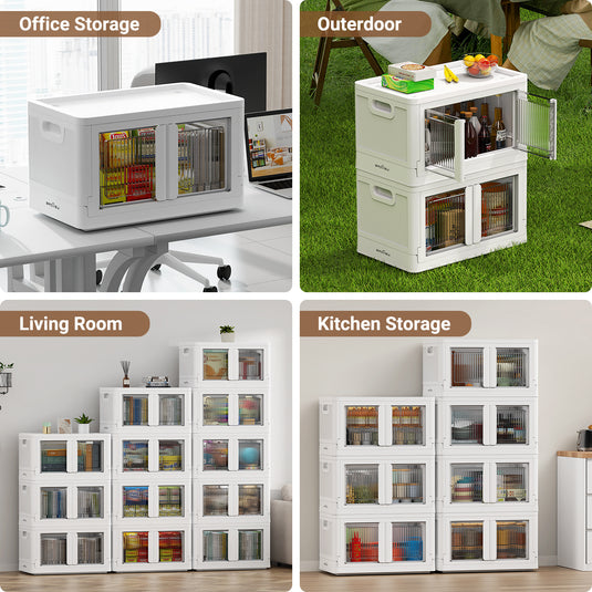 V6 Plastic Stackable Toy Storage with Bins