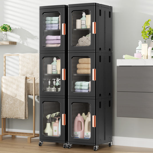 N8 Narrow Cabinet,Slim Bathroom Cabinets with Doors