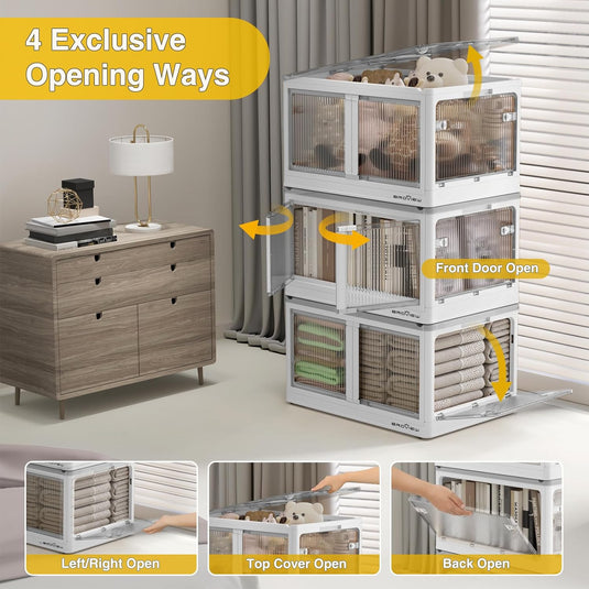 storage bins with lids