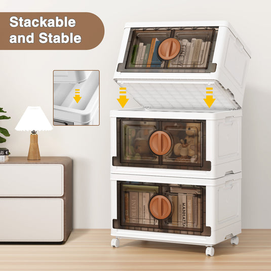 V9 112Gal Potato And Onion Storage Cabinets Bin with Wheel