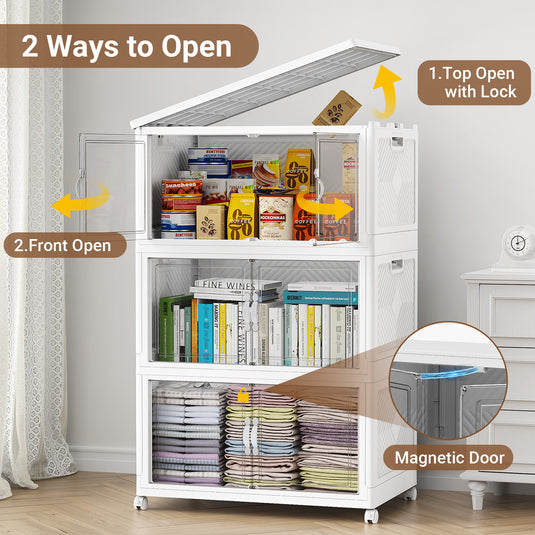 V20 160Gal Lockable Storage Bins with Lids