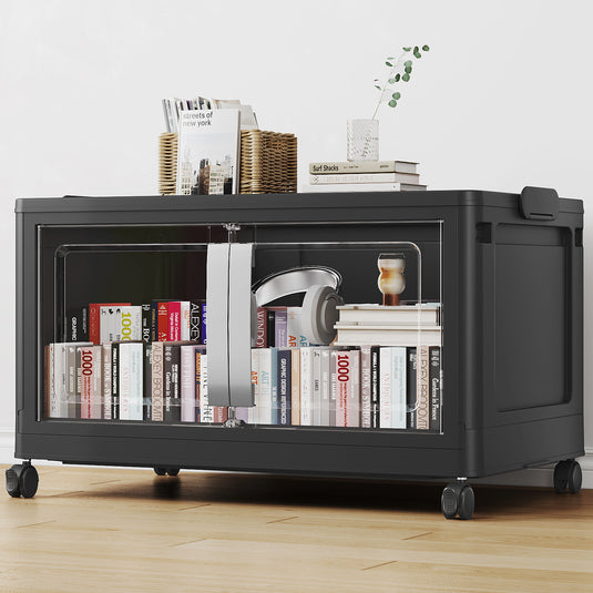 Broview V70 200 Gal Extra Large Storage Bins with Lids Clear Door for Home Storage and Organization