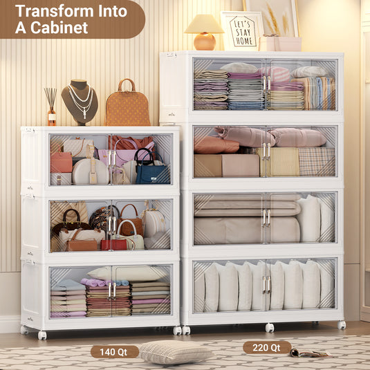 V60 275Gal Extra Large Storage Bins with Lids