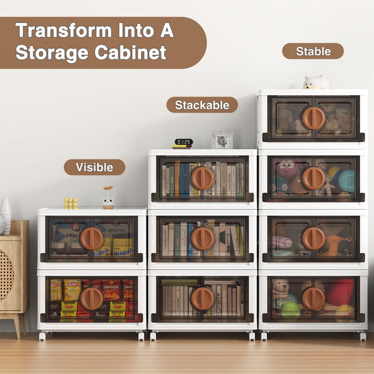V9 112Gal Potato And Onion Storage Cabinets Bin with Wheel