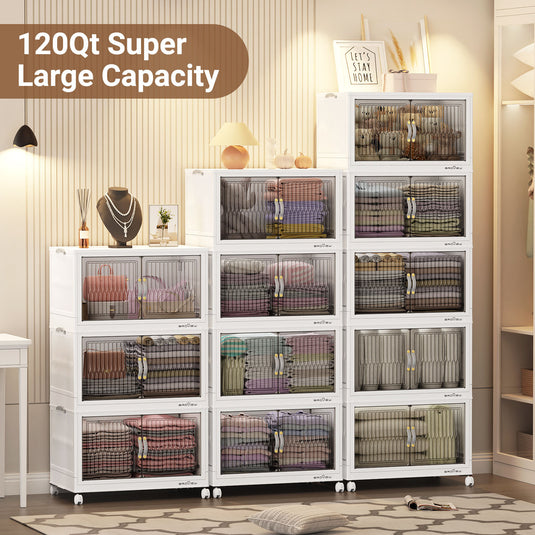 large storage bins with lids