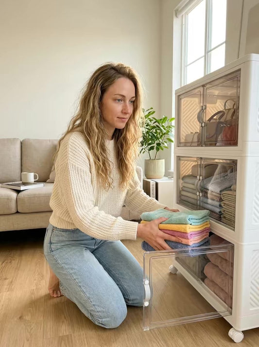 Why American Homes Are Switching to Transparent Front-Opening Storage Cabinets