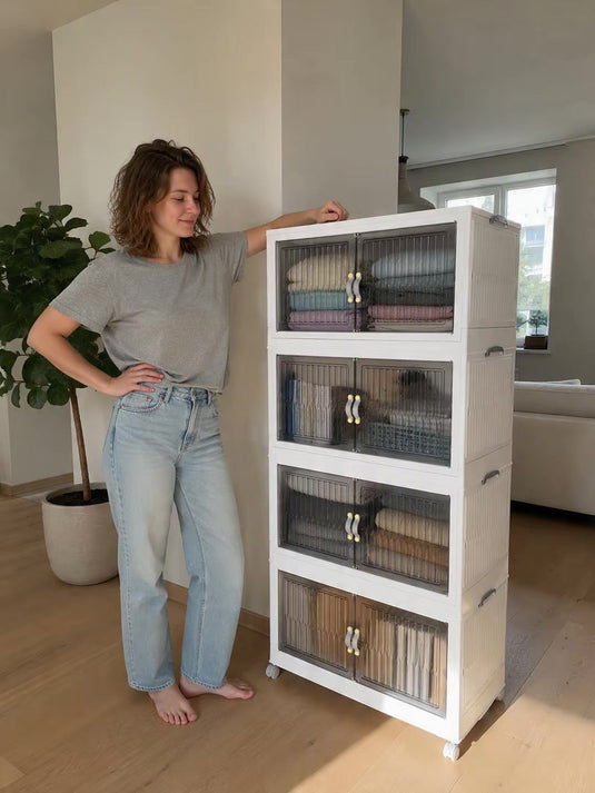 How a 60QT Foldable Closet Organizer Replaced Half My Dresser (And My Sanity)
