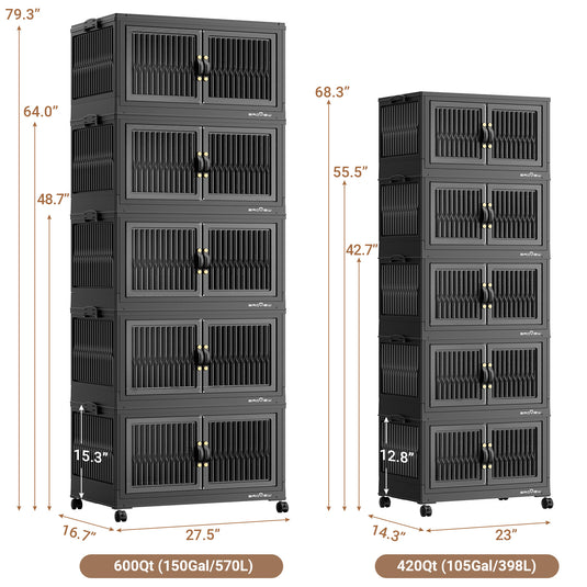 V8 30Gal/50Gal kitchen Storage Containers
