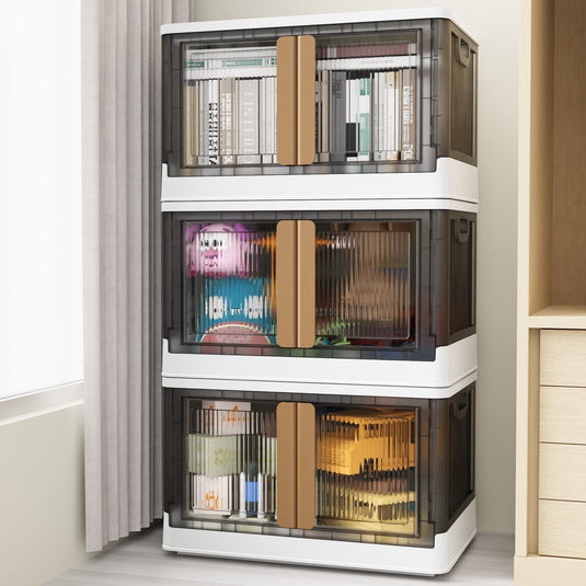 V6 Plastic Stackable Toy Storage with Bins