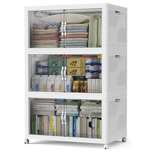 BROVIEW V20 Storage Bins with Clear Doors