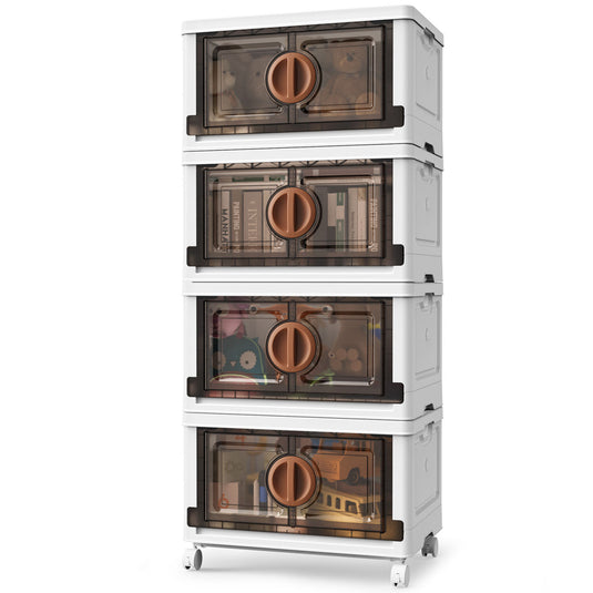 V9 112Gal Potato And Onion Storage Cabinets Bin with Wheel
