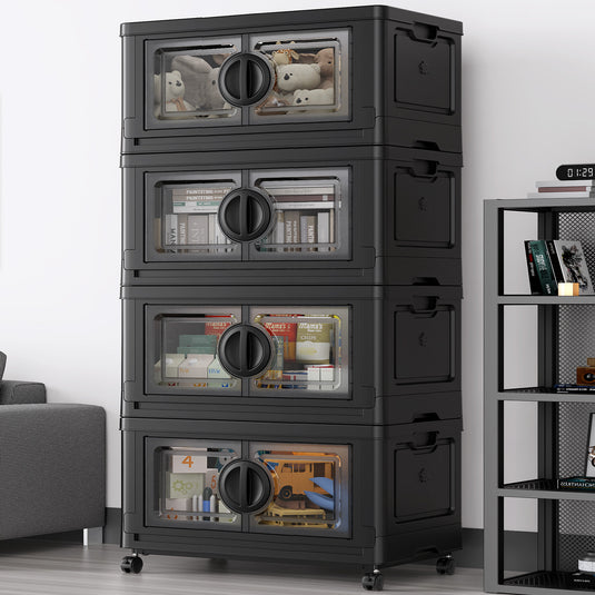 BROVIEW 112Gal Plastic Storage Cabinets