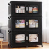 Broview 660QT -1200QT Stackable Storage Bins with Lids, Extra Large 165Gal-300Gal Foldable Crates for Family Storage, Kids Sports Gear, Holiday Decor, Space Saving Collapsible Toy, Closet Organizers