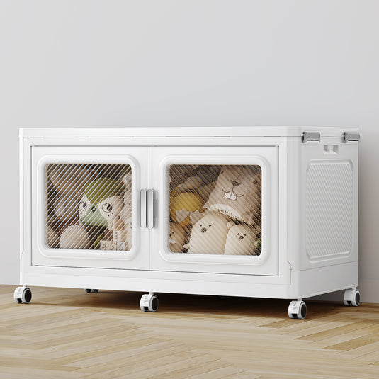 V80 Extra Large Stackable Storage Bins with Lids  50qt/120qt/220qt/300qt -1/3/4/5Pack