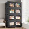 660Qt-1200Qt Extra Large Stackable Storage Bins with Lid, 165Gal -300Gal Collapsible Closet Organizer and Storage Drawers with Wheels, Totes for Storage Clearance