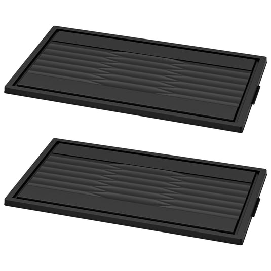 BROVIEW 2 Packs lids for V8 Black Storage Bins