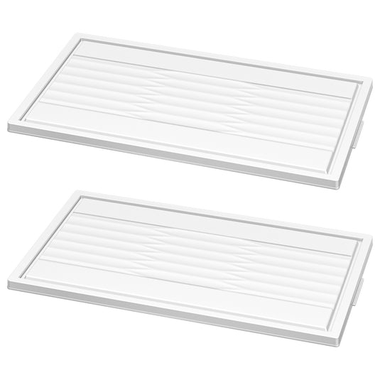 2 Pack Lids for Broview V8 120Qt/30Gal Stackable Storage Bins with Lid