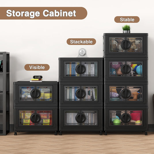 folding storage cabinet